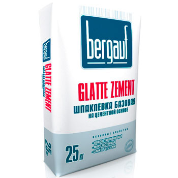 Шпаклевка Bergauf Glate Zement цементная
