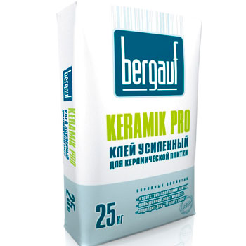 Клей для плитки Bergauf Keramik Pro усиленный