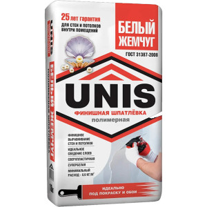 Шпаклевка Unis Белый Жемчуг