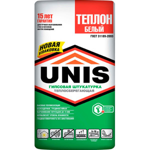 Штукатурка Unis Теплон Белый