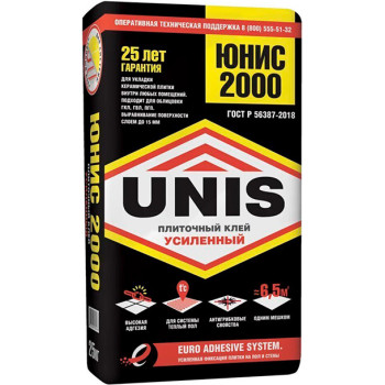 Клей для плитки Unis 2000