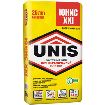 Клей для плитки Unis XXI