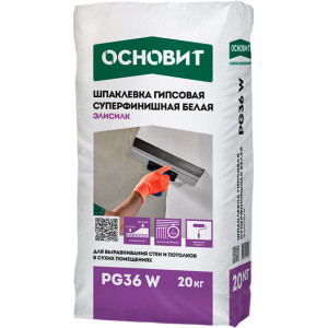 Шпаклевка Основит Элисилк PG36 W