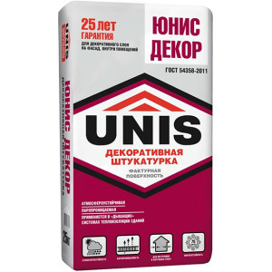 Штукатурка Unis Короед—Декор