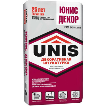 Штукатурка Unis Короед—Декор