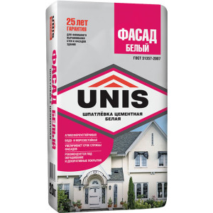Шпаклевка Unis Фасад белый