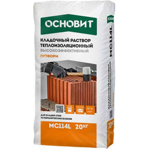 Кладочный раствор Основит Путформ MC114 L