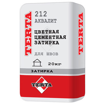 Цветная затирка Terta Аквалит