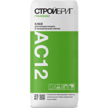 Клей для плитки Стройбриг Гранификс AC12