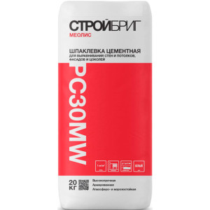 Шпаклевка Стройбриг Меолис PC30 MW