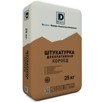 Штукатурка декоративная De Luxe Короед минеральная