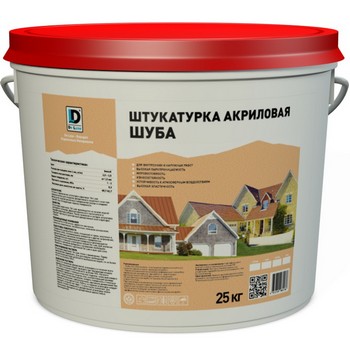 Штукатурка декоративная De Luxe Шуба акриловая готовая