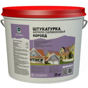 Штукатурка De Luxe Короед акрило-силиконовая