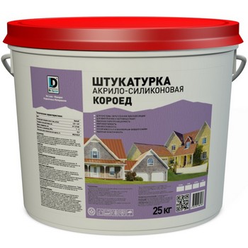 Штукатурка декоративная акрило-силиконовая De Luxe Короед