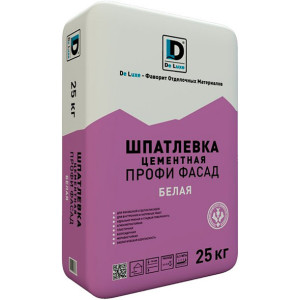 Шпатлевка De Luxe Профи Фасад белая