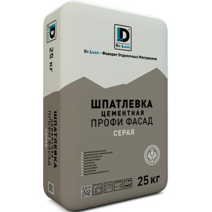Шпаклевка De Luxe Профи Фасад серая