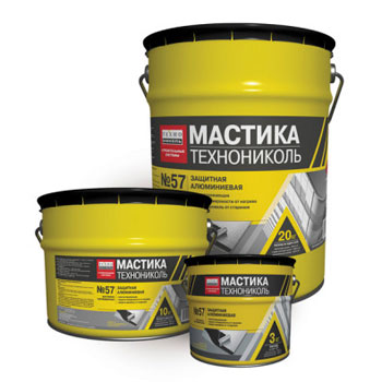 Мастика № 57 ТехноНиколь защитная алюминиевая