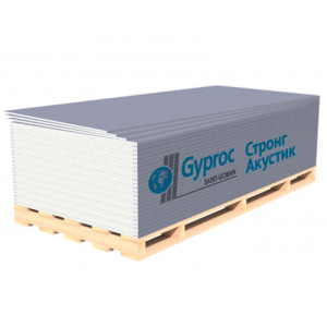 Гипсокартон Gyproc Стронг Акустик