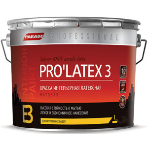 Краска Parade Pro'Latex Е3 база А