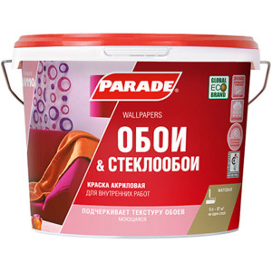 Краска акриловая Parade W110 Обои & Стеклообои база А
