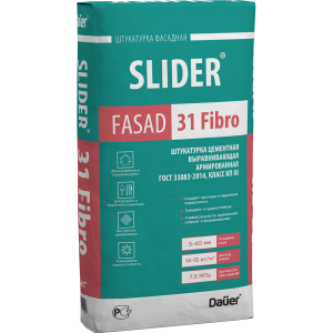 Штукатурка Dauer SLIDER FASAD 31 Fibro