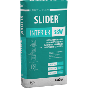 Штукатурка Dauer SLIDER INTERIER 38W