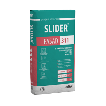 Штукатурка Dauer SLIDER FASAD 311 цементная выравнивающая
