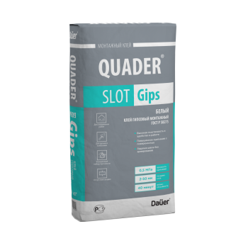Клей монтажный Dauer QUADER SLOT Gips гипсовый монтажный белый
