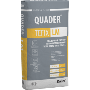 Кладочный раствор Dauer QUADER TEFIX LM
